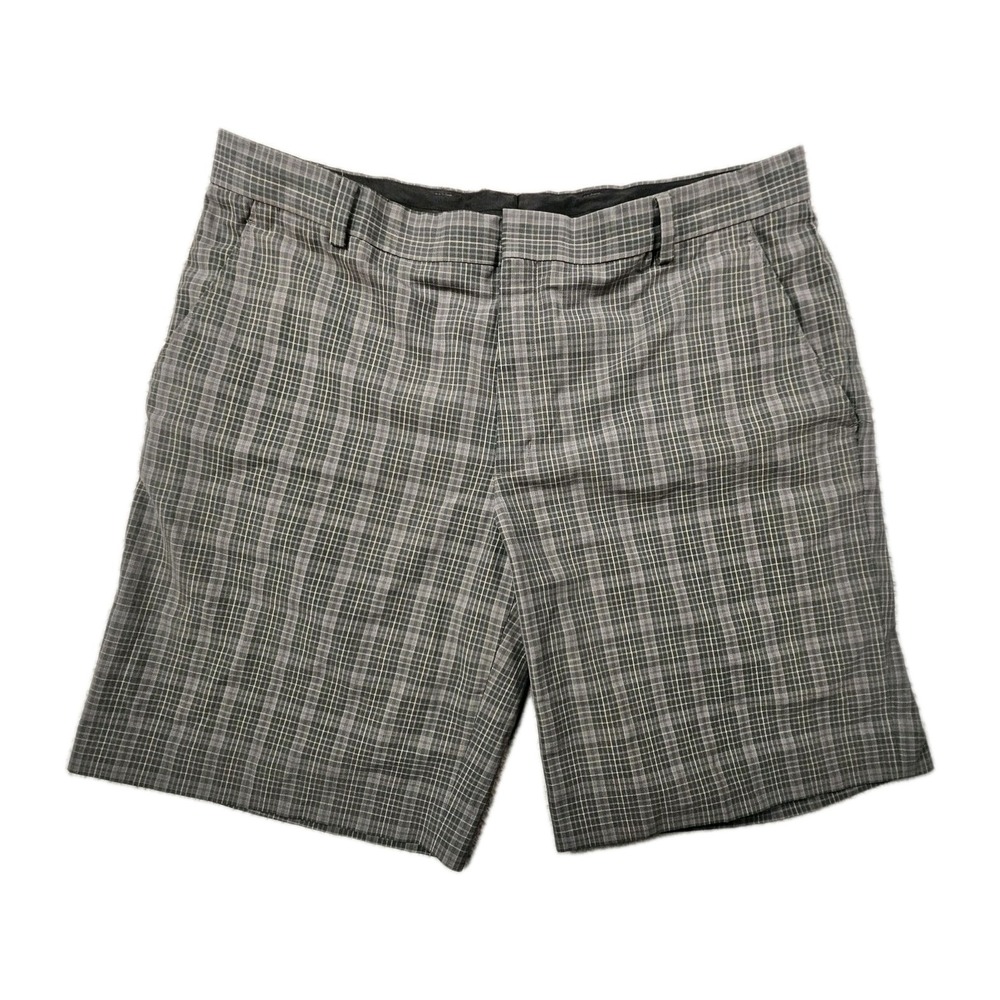 Nike Tiger Woods Collection Glen Plaid Shorts Men 38 Checkered Country Club Prep